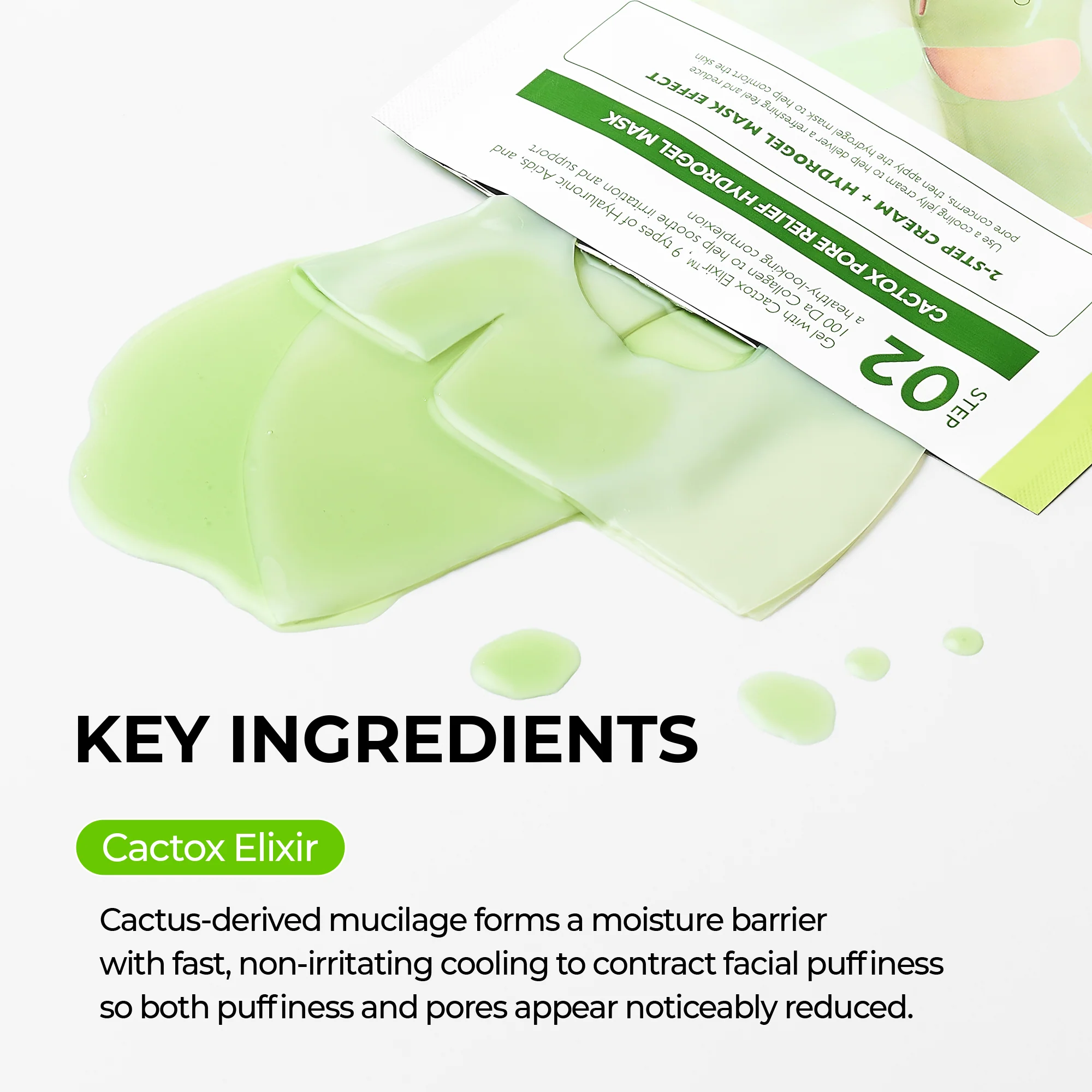 Cactox De-Puffing Pore Tox Mask Set - Image 10