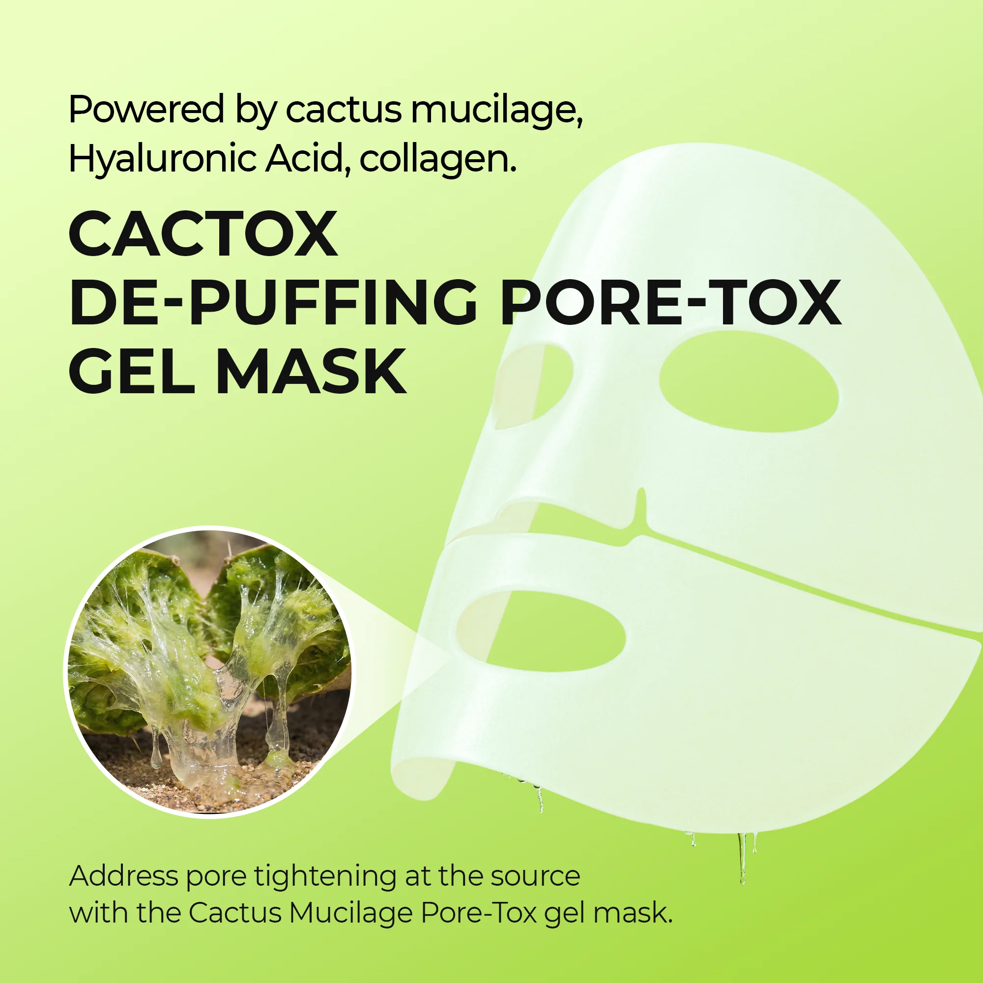 Cactox De-Puffing Pore Tox Mask Set - Image 8